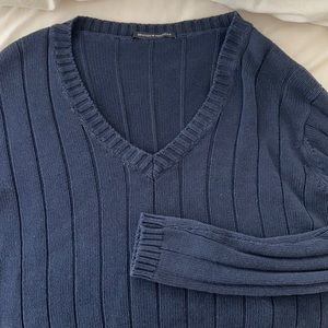 Brandy Melville Navy Sweater (One Size)